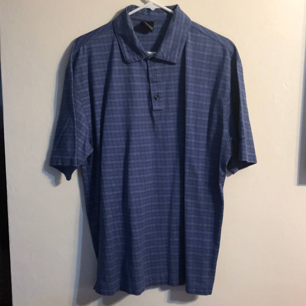 Men's Nike plaid polo shirt Size Large